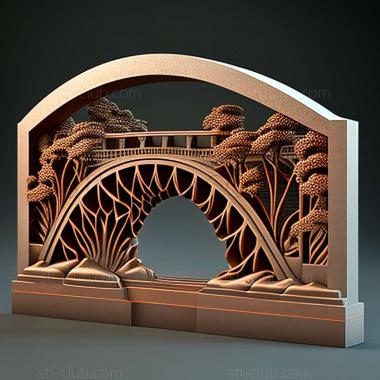 3D model gate bridge (STL)